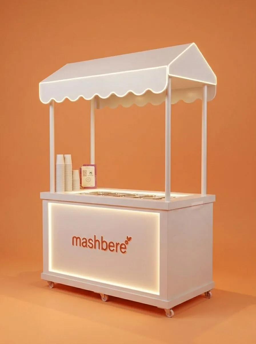 Mashbere ice cream kiosk solution UAE