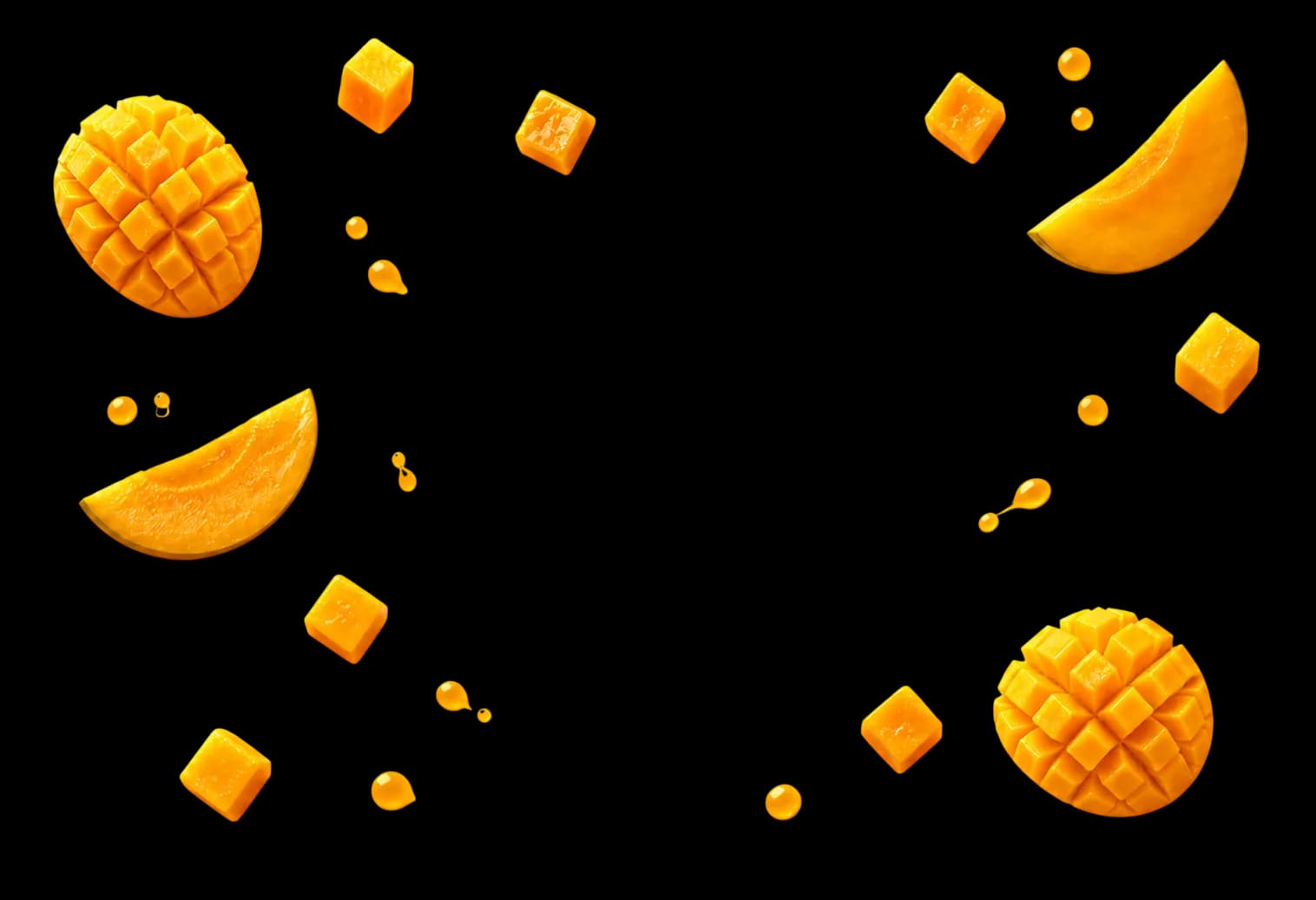 Fresh Alphonso Mango Slices