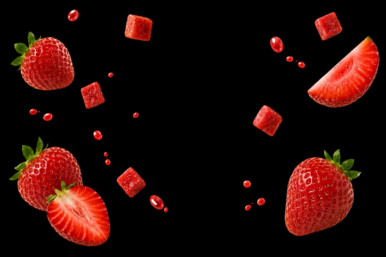 Organic Strawberry Chunks